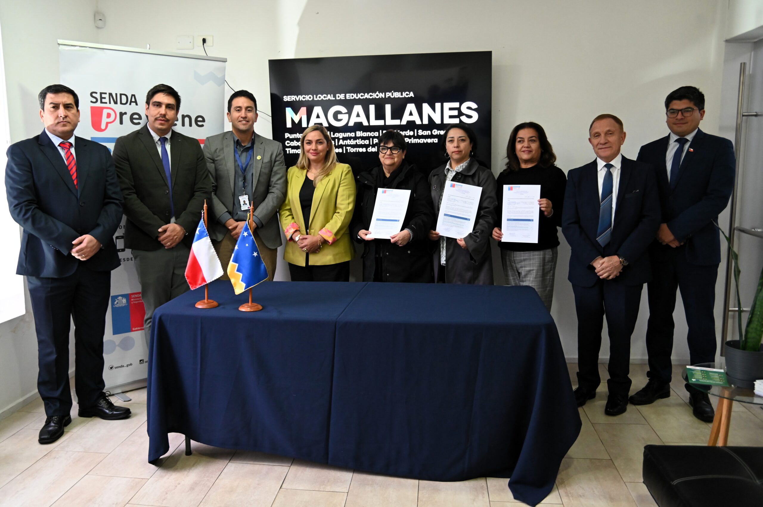 Fortalecen prevención del consumo de alcohol y drogas en tres establecimientos del SLEP Magallanes